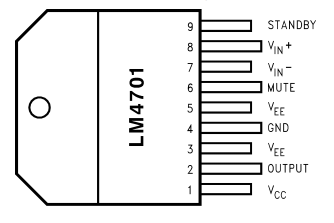 LM4701 УМЗЧ 30 Вт