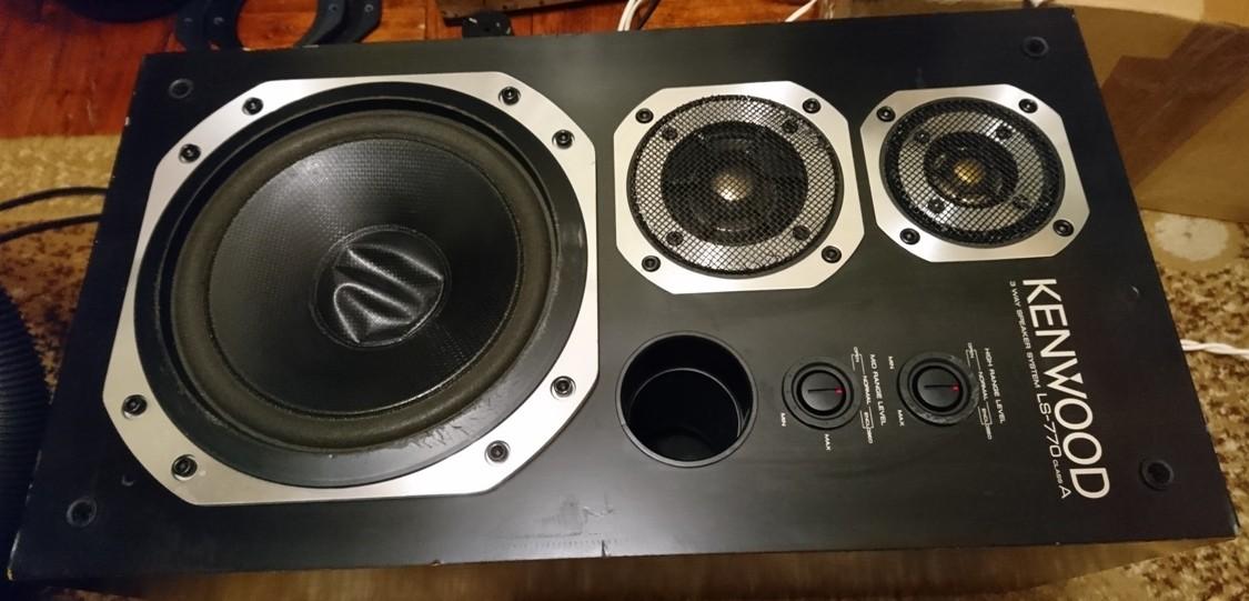 T10-0275-0 ремонт НЧ динамика от Kenwood LS-770A