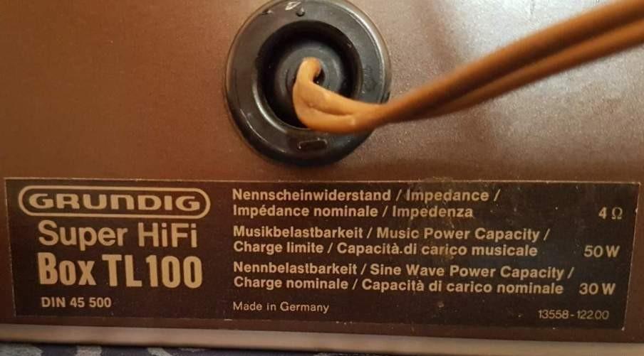 Grundig Box TL 100 Grundig Box TL 100