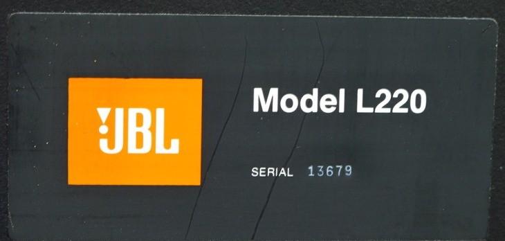 JBL L220