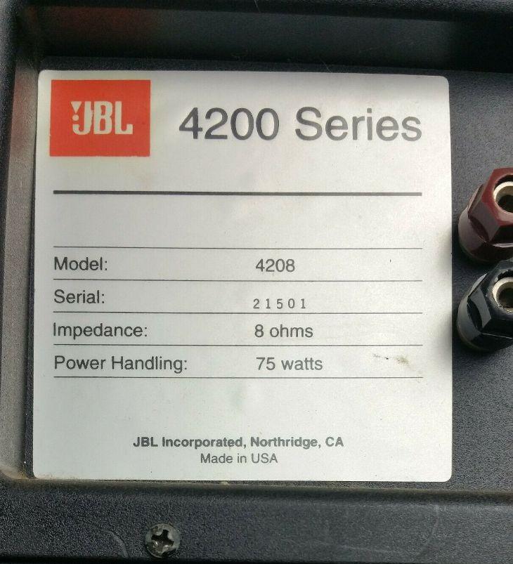 JBL 4208