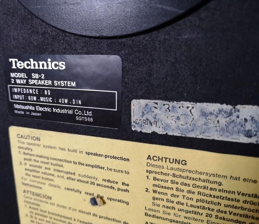 Technics SB-2 Technics SB-2