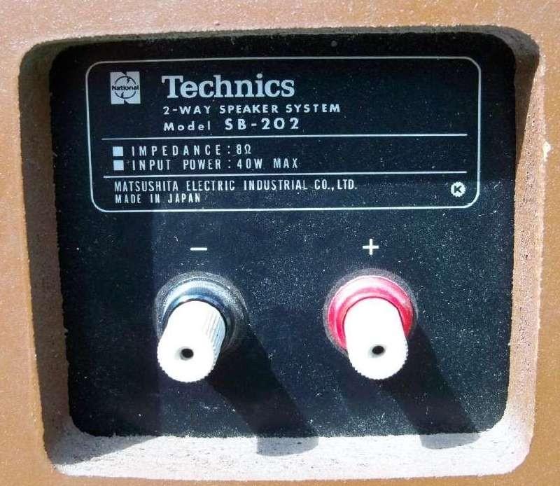 Technics SB-202 Technics SB-202