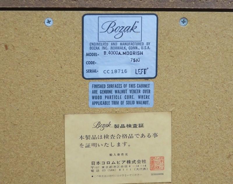 Bozak B-4000A Moorish Symphony