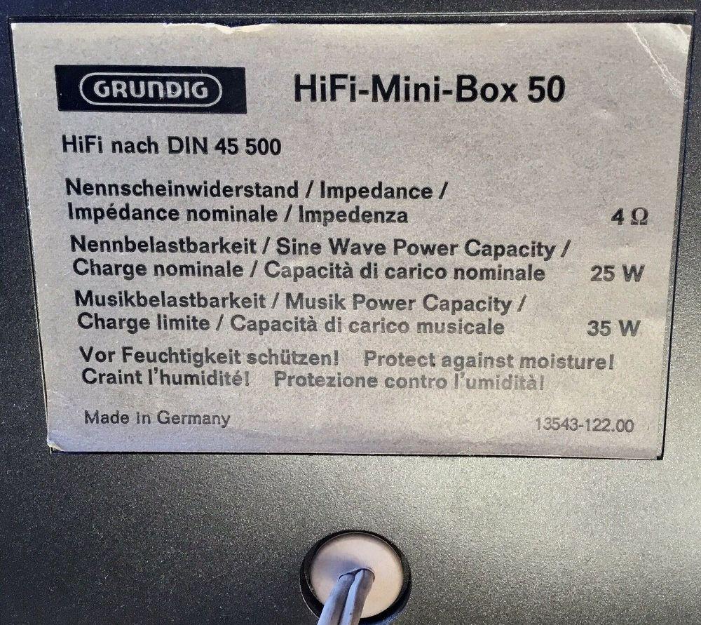 Grundig Mini-Box 50 Grundig Mini-Box 50