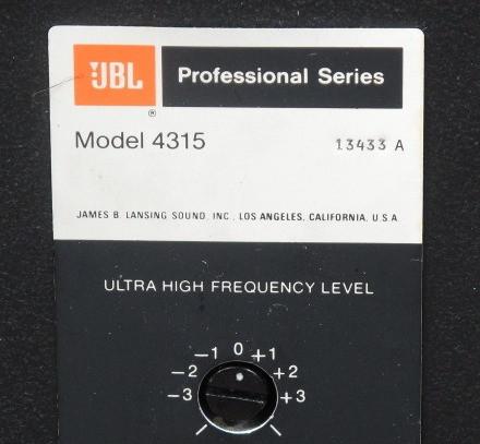 JBL 4315A JBL 4315A