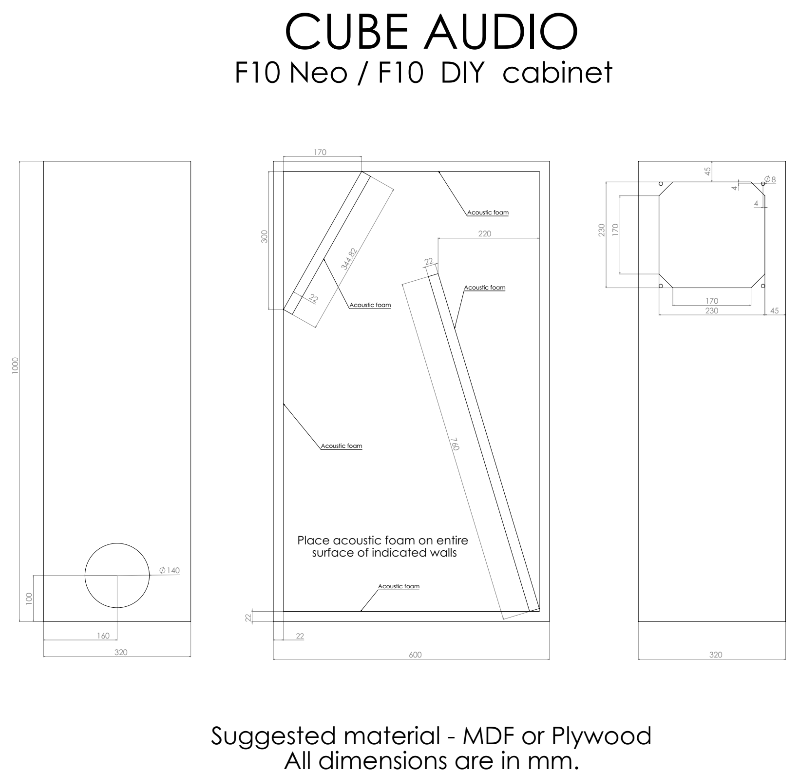 Cube Audio F10