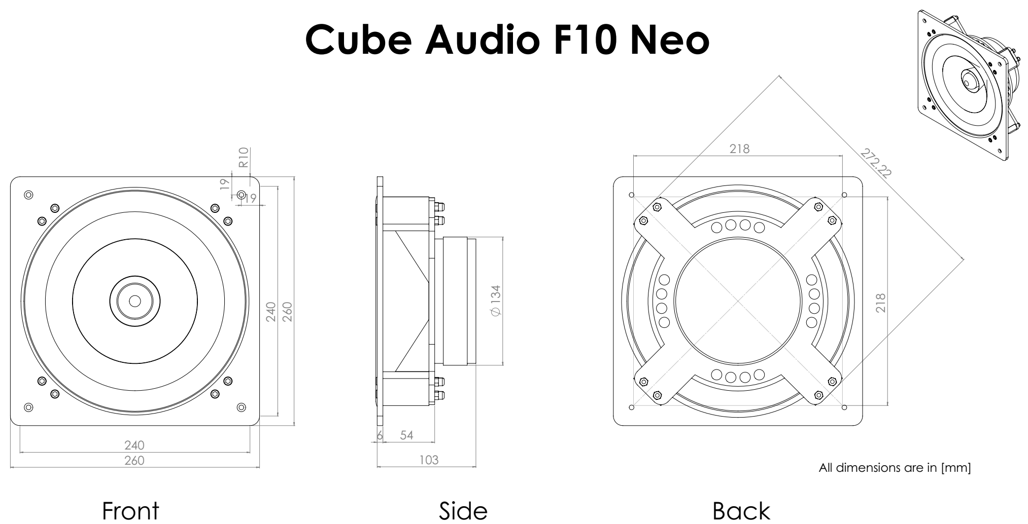 Cube Audio F10