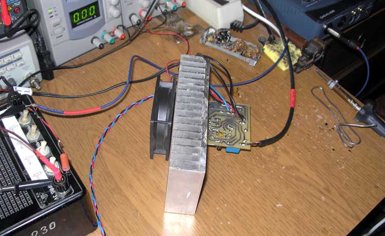 Охлаждение LM3886 кулером