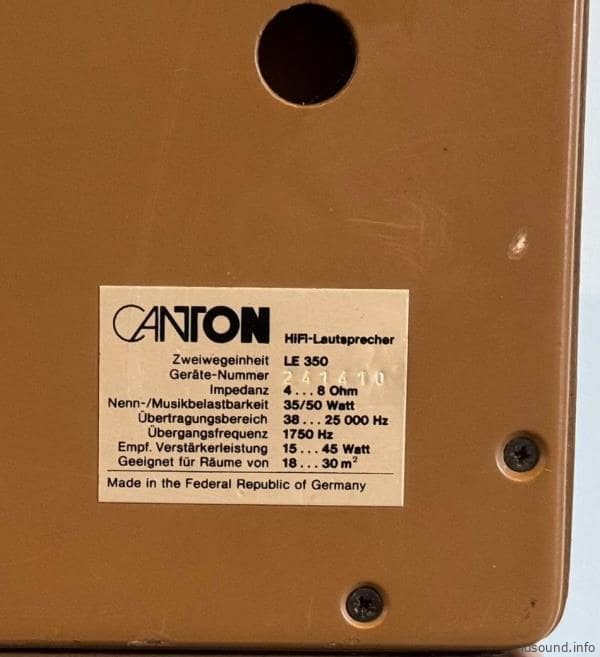 Canton LE 350