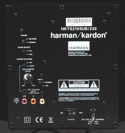 Harman/Kardon HKTS 210 SUB