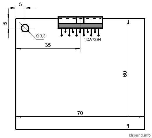 Hi-Fi усилитель на микросхеме TDA7293 (TDA7294) от AudioKiller