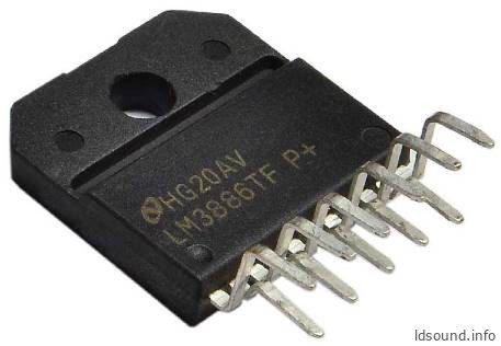 Комплект для сборки усилителя на LM3886