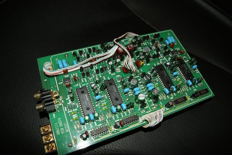 Плата Nakamichi 100dac в сборе с позолоченными RCA-выходами и ЦАП PCM1700P