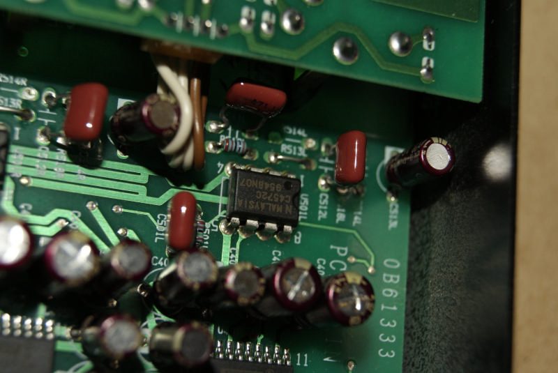 Микросхема NEC C4570C — операционный усилитель аналогового тракта Nakamichi DAC-41